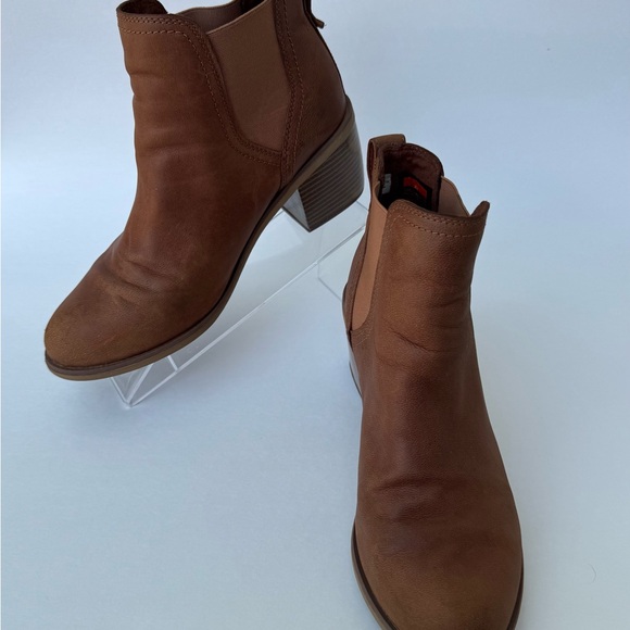 Timberland Brynlee Park Chelsea Boots Womens 7 Brown Leather Western - Picture 4 of 13